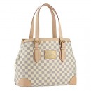 Louis Vuitton N51206 Hampstead MM Shoulder Bag Damier Azur Canvas