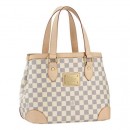 Louis Vuitton N51207 Hampstead PM Shoulder Bag Damier Azur Canvas