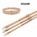 Louis Vuitton Yellow Strap Adjustable 105cm - 120cm Width 1.2cm 1.5cm 1.8cm