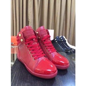 Louis Vuttion Cliff Calfskin Top Sneaker Red 2015 (GD4032-092438 )