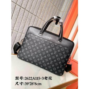 Louis Vuitton Bags Men LV briefcase 115-3 39X28X8cm XM 2colour