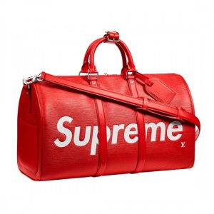 Louis Vuitton x Supreme Keepall Bandouliere 45 M53419 Epi Leather
