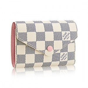 Louis Vuitton Victorine Wallet N64022 Damier Azur Canvas