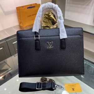 Louis Vuitton Bags Men LV briefcase 66343-1 38X7X28cm XM