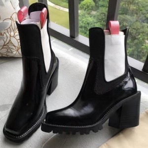 Louis Vuitton Patent Leather Limitless Ankle Boot Black/White 2018 (GD2057-8082149 )