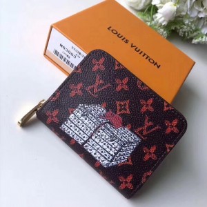 Louis Vuitton Catogram Cats Zippy Coin Purse M63883 Brown 2019 (TINO-8122521 )