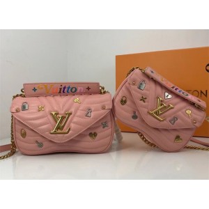 Louis Vuitton Love Lock New Wave Chain Bag M53214 Pink 2019 (YPJ-9021305 )