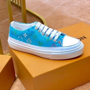 Louis Vuitton Stellar Sequin Sneaker Turquoise 2019 (SIYA-9042472 )