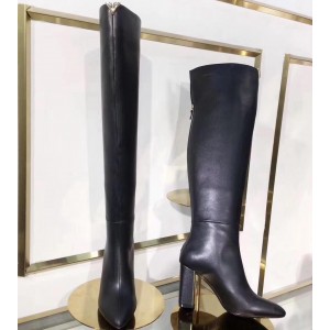 Louis Vuitton Black Calfskin Upper East Thigh Boot 2018 (LG-8030104 )