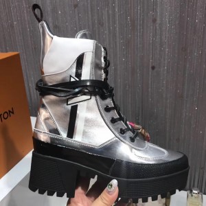 Louis Vuitton Spaceship Ankle Boot 1A3GTT Silver 2017 (1A022-7102008 )