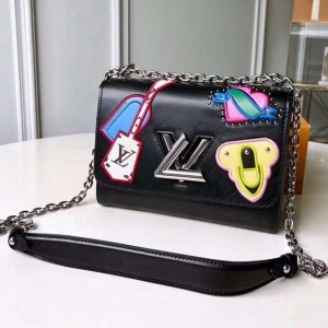 Louis Vuitton Epi Leather Travel Twist MM Bag M52487 Black 2019 (F-9010235 )