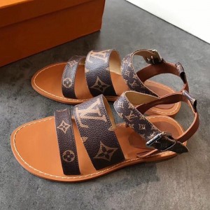 Louis Vuitton Formentera Flat Sandal 1A57ZI Monogram 2019  (EM-9040439 )