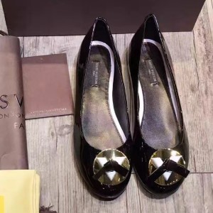 Louis Vuitton Lucky Charm Patent Calfskin Flat Ballerina Black (GD2083-6102006 )