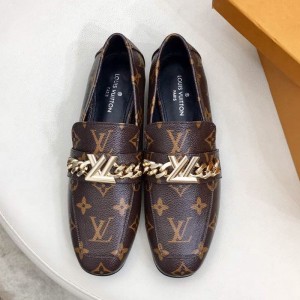 Louis Vuitton Upper Case Flat Loafer 1A4XDD Monogram Canvas 2019 (HZJ-9040831 )
