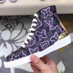 Louis Vuitton Stellar Sneaker Boot 1A2YZE Damier Azur Canvas 2017 (GD5010-7091830 )