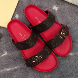 Louis Vuitton Bom Dia Mule 1A29GQ Red 2017 (GD4042-7031829 )