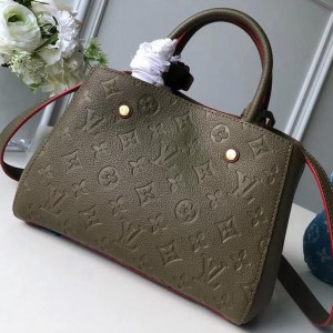 Louis Vuitton Monogram Empreinte Leather Montaigne BB Bag M41503 Kaki Fango 2019 (F-9010904 )
