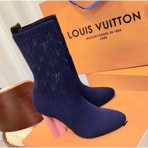 Louis Vuitton Silhouette Ankle Boot 1A3MJ0 Blue 2018 (GD1054-8080752 )