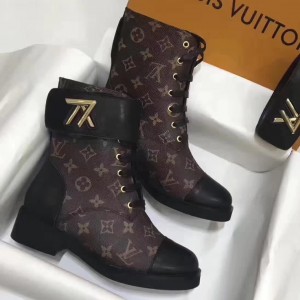 Louis Vuitton Wonderland Ranger Ankle Boots 1A2JCR Monogram/Leather 2017 (GD5023-7082340 )