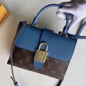 Louis Vuitton Monogram Canvas & Calfskin Lucky BB Bag Blue Jean M44321 2019 (F-9012113 )