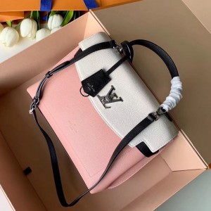 Louis Vuitton Lockme Ever One Top Handle Bag M52787 Pink/White 2019 (FANG-9031822 )