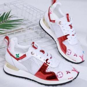 Louis Vuitton LV Run Away Mesh Sneaker Red 2019 (HZ-9031162 )