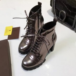 Louis Vuitton Star Trail Ankle Boot 1A26I6 Metallic Leather A/W 2016 (GD4029-6093013 )