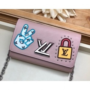 Louis Vuitton Twist Chain Wallet in Epi Leather M63320 Pink 2019 (JCP-9021407 )