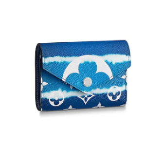 Louis vuitton ESCALE VICTORINE Wallet M68842 blue