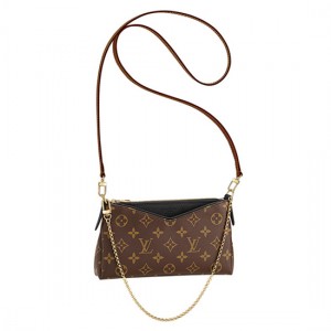 Louis Vuitton M41639 Pallas Clutch Crossbody Bag Monogram Canvas