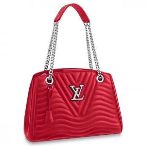 Louis Vuitton Red New Wave Chain Tote M51497