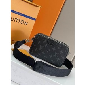 Louis Vuitton Bags Men LV Messenger bag Monogram M80741 18.5X11X6.5cm WP