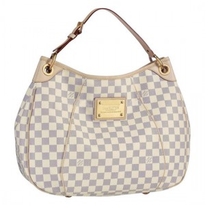 Louis Vuitton N55215 Galliera PM Hobo Bag Damier Azur Canvas
