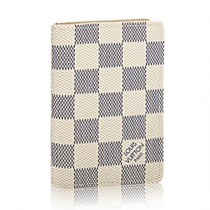 Louis Vuitton N63144 Pocket Organizer Damier Azur Canvas