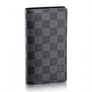 Louis Vuitton R20975 Pocket Agenda Cover Damier Graphite Canvas