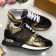 Louis Vuitton Run Away Sneaker Black/Gold/Monogram Canvas 2017 (GD5023-7080713 )