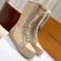 Louis Vuitton Monogram Glaze Canvas Sneaker Boot with Fur Beige 2019 (GD1054-8121515 )