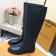 Louis Vuitton Black Logo Calfskin Long Boot 2018 (GD1054-8121533 )