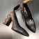 Louis Vuitton Gamble Diva Pump In Monogram Canvas & Black Leather (GD5023-7041707 )