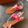 Louis Vuitton Formentera Flat Sandal 1A57VO Pink/Red 2019 (EM-9040436 )