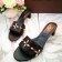 Louis Vuitton Leather Studs 4cm Heel Sandal Black 2017 (LG-7020623 )