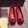 Louis Vuitton Lucky Charm Patent Calfskin Flat Ballerina Red (GD2083-6102004 )