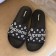 Louis Vuitton Supreme Madeline Flat Sandals Black 2019 (HZJ-9040830 )