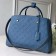 Louis Vuitton Monogram Empreinte Leather Montaigne MM Bag M41048 Light Blue 2019 (F-9010905 )