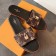 Louis Vuitton Lock It Flat Slide Sandals 1A4XXG Monogram Canvas 2019 (EM-9041333 )