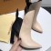 Louis Vuitton Heel 9.5cm Gamble Diva Ankle Boots 1A2VHJ Black/Beige Leather 2017 (GD5023-7082342 )