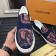 Louis Vuitton Men's Slip-on Sneaker Animal Print Denim Canvas Blue 2017 (K2100-7061708 )