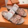 Louis Vuitton Bom Dia Giant Monogram Flat Sandals 1A57JT White/Khaki Green 2019 (HQG-9051614 )