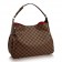 Louis Vuitton N63542 Reggia Hobo Bag Damier Ebene Canvas